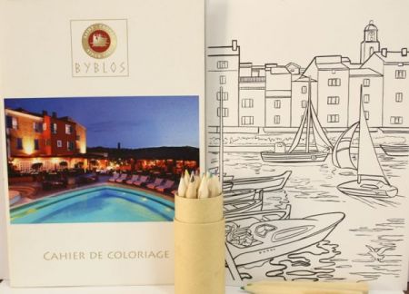 Personalized Picture Book Hotel Byblos Saint Tropez